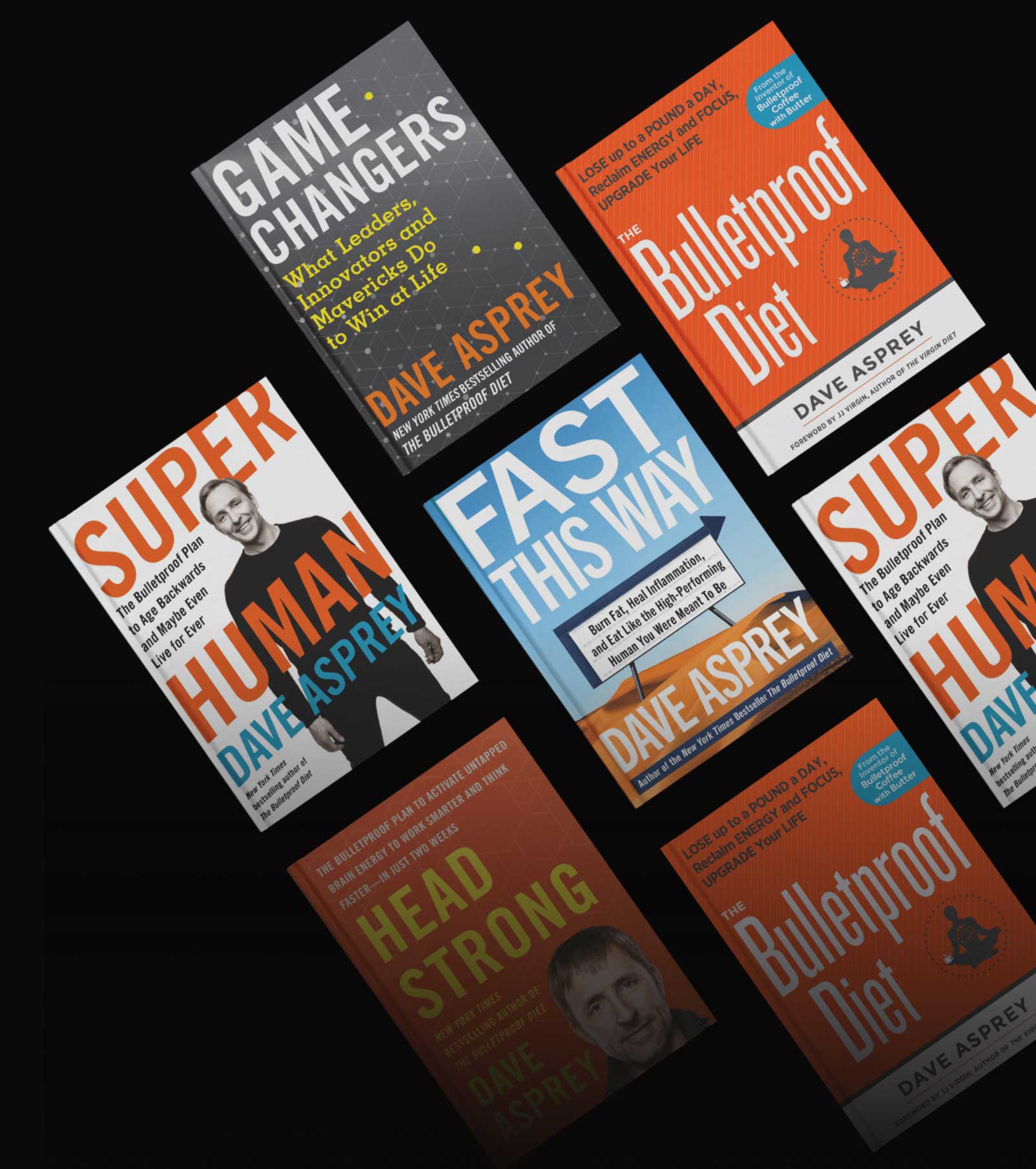 Books by Dave Asprey background